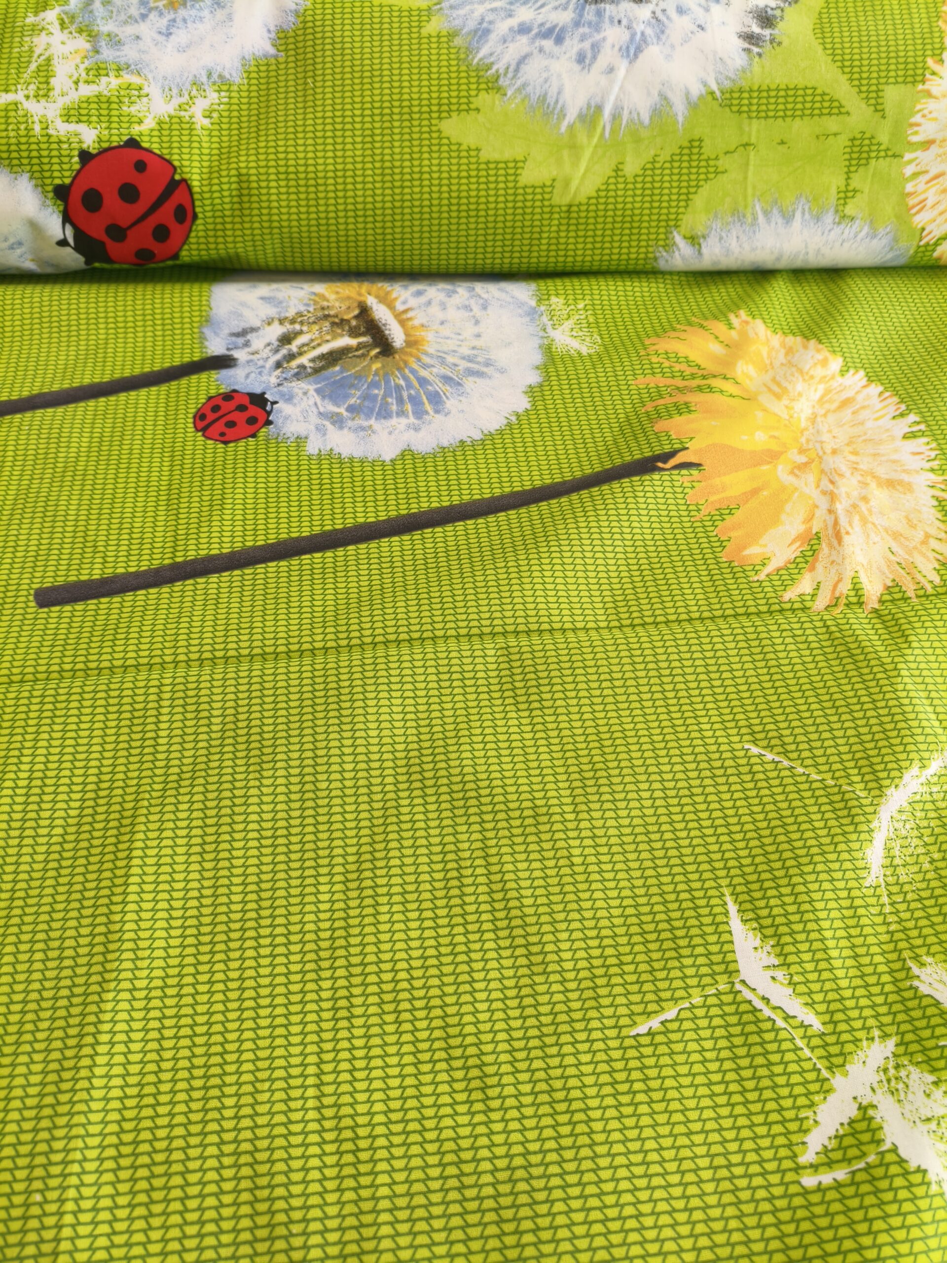 Drobės audinys ''Pienės'' - Image 2