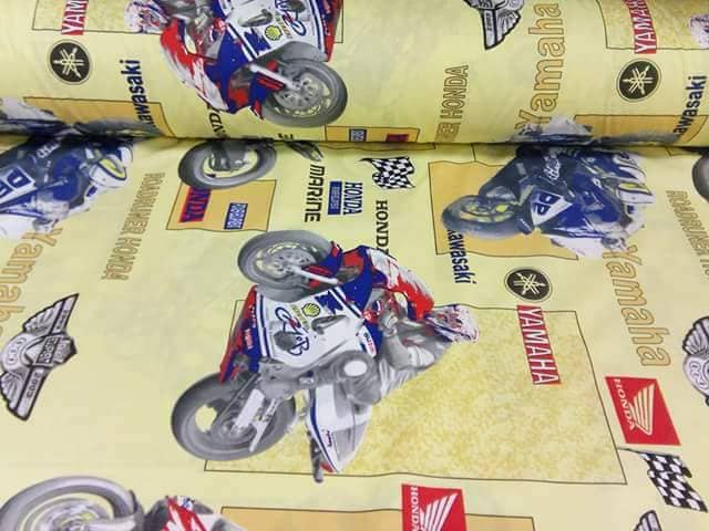 Drobės audinys ''Motociklai'' - Image 2